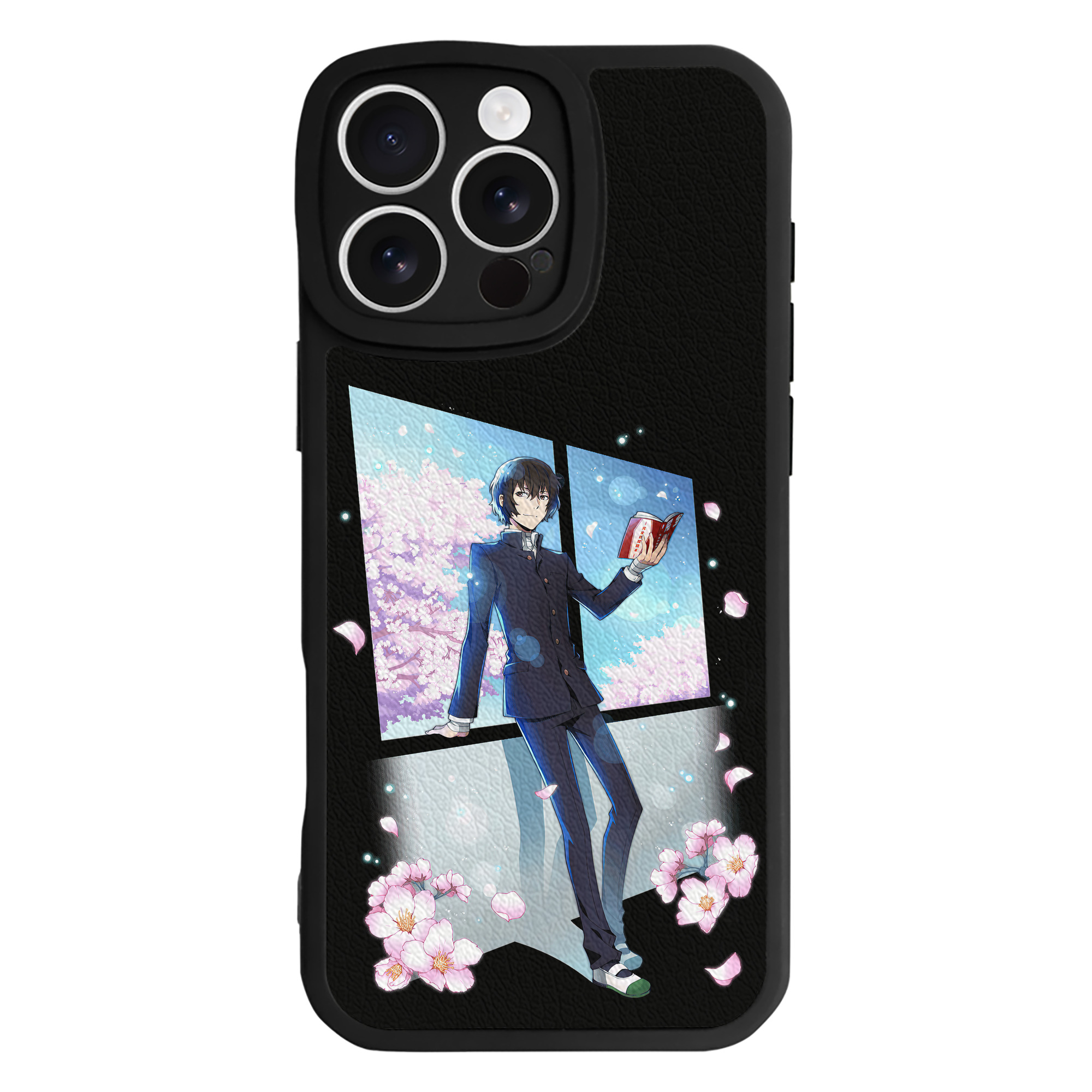（画像用） 文豪ストレイドッグス Bungo Stray Dogs 【iPhone 16シリーズ対応】シリコンスマホケース（レザー調） 材質：シリコン